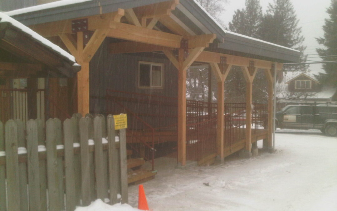 Accessibility Ramp Post and Beam Construction